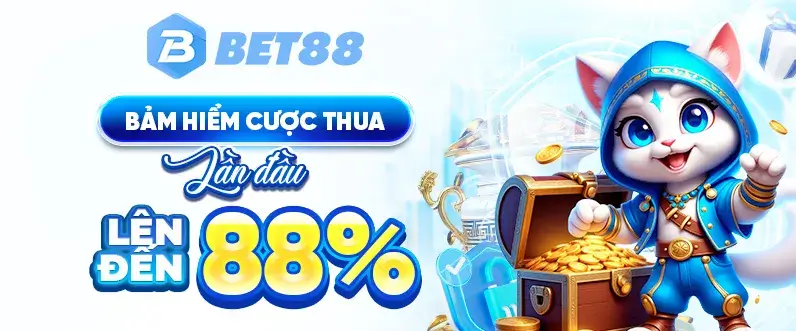 2026bet88 Bảo hiểm cược thua lần đầu lên đến 88%